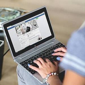 Laptoptastatur Bildausschnitt Laptoptastatur