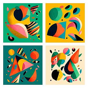 Abstraktes Kunstwerk Abstraktes Kunstwerk